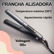Chapinha Alisadora Prancha Alisamento Cerâmica Aquecimento Rápido 110v 230º Cabeleireiro Cabelos