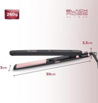 Chapinha De Cabelo Cerâmica Mondial Black Rose Line 110/220V