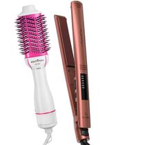 Chapinha De Cabelo Gama Italy Profissional Digital Ion Progressiva 450f Prancha Marula Escova 4 em 1 1300w Chapinha De Cabelo Gama Italy Profissional Digital Ion Progressiva 450f Prancha Marula Escova 4 em 1 1300w