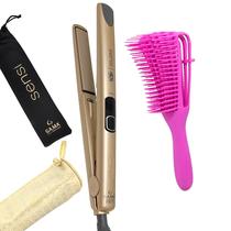 Chapinha De Cabelo Gama Italy Profissional Digital Ion Progressiva 450f Prancha Rose Sensi Bivolt Escova Polvo
