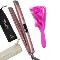 Chapinha De Cabelo Gama Italy Profissional Digital Ion Progressiva 450f Prancha Rose Sensi Bivolt Escova Polvo