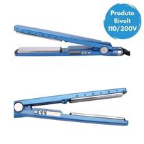 Chapinha Íon Titânio Iônica Profissional 450f Prancha de Cabelo 110V/220V Cor Azul Chapinha Íon Titânio Iônica Profissional 450f Prancha de Cabelo 110V/220V Cor Azul