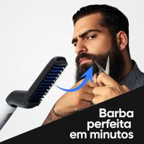 Chapinha Modelador Portátil para Cabelo e Barba Masculino Com Pente Capilar Reduz Frizz 10w Chapinha Modelador Portátil para Cabelo e Barba Masculino Com Pente Capilar Reduz Frizz 10w