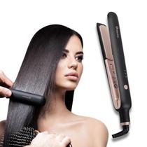 Chapinha Prancha Alisadora Cerâmica Profissional Morina 110/220V Emissão de Íons Anti Frizz
