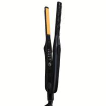 Chapinha/Prancha De Cabelo Profissional De Cerâmica 2 Em 1 Para Mulheres E Homens, Modelador De