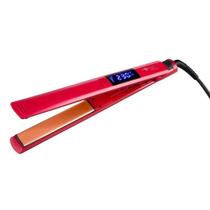 Chapinha/Prancha Modeladora Essenza EB049 Revestimento Titânio, Display Digital e Seletor De Temperatura - Vermelho - Multilaser