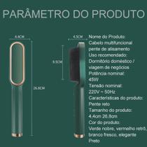 Chapinha Profissional Elétrica Pente Quente Escova Alisa o Cabelo Magnética bivolt HAIR 2200 Chapinha Profissional Elétrica Pente Quente Escova Alisa o Cabelo Magnética bivolt HAIR 2200