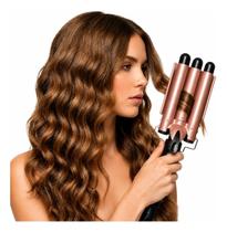 Chapinha Triondas Profissional Modelador Cabelo Ondas Praia Sereia Nano Cerâmica Íons 200C Bivolt Aquecimento Rápido Antifrizz Envio Rápido Com NFe Chapinha Triondas Profissional Modelador Cabelo Ondas Praia Sereia Nano Cerâmica Íons 200C Bivolt Aquecimento Rápido Antifrizz Envio Rápido Com NFe