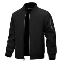 Chaqueta Bomber para Hombre WULFUL Ligera Cortaviento