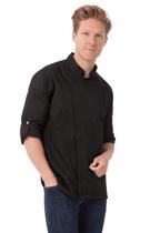Chaqueta de Chef Hartford para Hombre Chef Works, Negra, Talla XX-Large