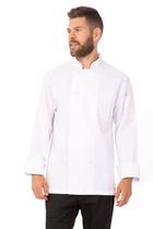 Chaqueta de Chef Le Mans para Hombre Chef Works Blanca Talla Grande