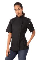 Chaqueta de Chef Springfield para Mujer Chef Works, Negro, Talla S