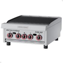 Char Broiler A Gás 60cm Com 4 Queimadores CHB-60 Metalcubas Char Broiler A Gás 60cm Com 4 Queimadores CHB-60 Metalcubas
