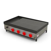 Char Broiler a Gás PRCB-800 STYLE - Em Aço Inox Escovado Grelhas Esmaltadas - Progás