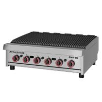 Char Broiler Chapa Grill Premium 90cm Profissional Aço Inox a Gás Chb-90 g2 - Metalcubas