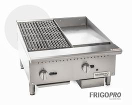 Char Broiler e Chapa para Lanches Conjugada à Gás CPC12C12G Frigopro