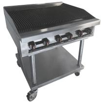 Char Broiler Venâncio Professional a Gás 36" com Cavalete e Rodízios