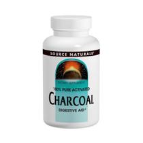 Charcoal 100 cápsulas da Source Naturals (pacote com 4)