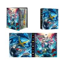 Charizard Anime Cartão Álbum 240 Pçs Titular Pasta Mewtwo Mapa Carta Coleção Pasta Caderno Presente