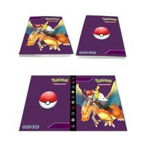 Charizard Anime Cartão Álbum 240 Pçs Titular Pasta Mewtwo Mapa Carta Coleção Pasta Caderno Presente