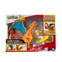 Charizard Chama E Voo Figura De Luxo Pokémon - Sunny 003296 Charizard Chama E Voo Figura De Luxo Pokémon - Sunny 003296