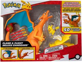 Charizard Chama E Voo Figura De Luxo Pokémon - Sunny 3296