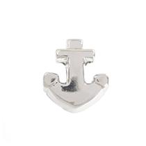 Charm Âncora Banhado a Ródio - Semijoia Hipoalergênica