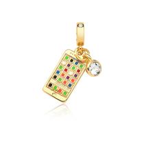 Charm Celular Revestido em Ouro