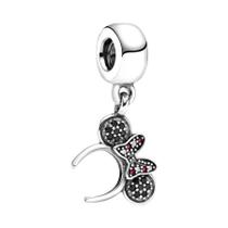 Charm De Prata Esterlina 925 Da Disney Para Pulseira Mickey Minnie, Beads De Robô, Roda Gigante E