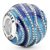 Charm Pandora Blue Wave 797012ENMX para pulseiras Pandora