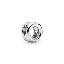 Charm Pandora Letter O em prata esterlina