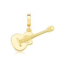 Charm Violão Revestido em Ouro Charm Violão Revestido em Ouro