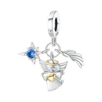 Charme de Prata 925 - Coroa Virgem Maria para Pulseiras Pandora