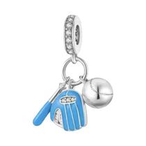 Charme de Prata Esterlina 925 para Pulseira Pandora - Pingente Esportivo Feminino