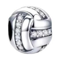 Charme de Prata Esterlina 925 para Pulseira Pandora - Pingente Esportivo Feminino