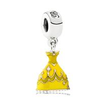 Charme de Princesa em Prata 925 - Pingente para Pulseira Pandora - Jóia DIY para Senhoras