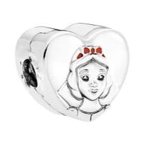 Charme de Saia de Princesa Disney em Prata 925 - Compatível com Pulseiras Pandora