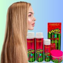 Charmelle Babablu Melancia Kit Tratamento Capilar Completo 4 Produtos Shampoo Condicionador Máscara