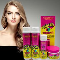 Charmelle Kit Capilar Babablu Tutti Frutti 4 Itens Shampoo 400ml Condicionador 400g Máscara 300g Charmelle Kit Capilar Babablu Tutti Frutti 4 Itens Shampoo 400ml Condicionador 400g Máscara 300g