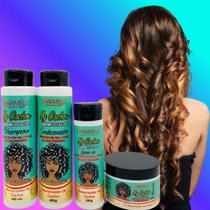 Charmelle My Cachos Kit Profissional 4 Itens Para Limpeza, Nutrição e Definição Capilar
