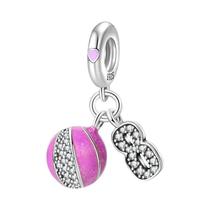 Charmes de Prata 925 para Pulseira DIY - Tema Praia e Robô