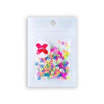 Charminhos Fimo para Decoração e Enchimento Florzinhas Arco íris 5 g