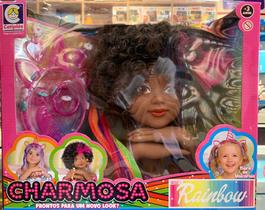 Charmosa busto rainbow negra - cotiplás Charmosa busto rainbow negra - cotiplás