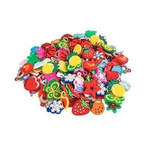 Charms Coloridos De Borracha Para Pulseiras 10 30 50 Peças Suprimentos Para Fazer Joias DIY