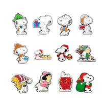 Charms De Sapato Do Snoopy Em Cartoon, 6, 12, 18 Peças, Decorações Fofas Para Sapatos E Pulseiras, Charms De Sapato Do Snoopy Em Cartoon, 6, 12, 18 Peças, Decorações Fofas Para Sapatos E Pulseiras,