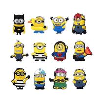 Charms De Sapato Em Cartoon Potdemiel 12 Peças Decorações Em PVC Para Chinelos Sandálias Presente De