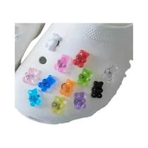 Charms De Sapato Em Forma De Ursinhos Que Brilham No Escuro, 10 a 20PCS, Clips Luminosos Para Crocs,