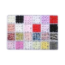 Charms De Unha Em Resina 3D Com Laço Kawaii, 12 E 24 Grades, Laços Y2K Com Strass Para Artesanato