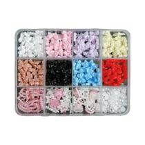 Charms De Unhas Em Resina Com Laço De Pérola Y2K, Estrela E Lua, Decoração De Arte Para Unhas DIY