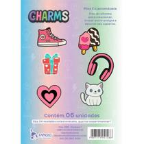 Charms Feminino MOD.1 P/CADERNO Sortido Blister com 06 Charms Feminino MOD.1 P/CADERNO Sortido Blister com 06